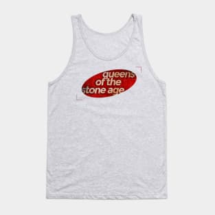 Queens of the Stone Age - simple red elips vintage Tank Top